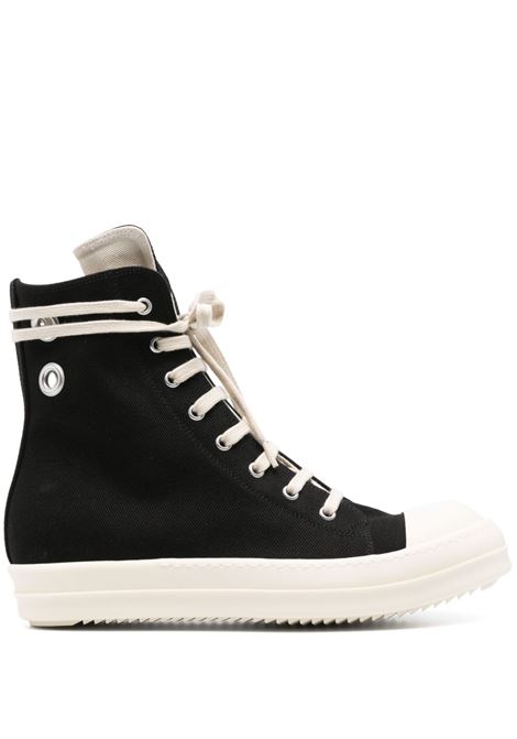 Black high-top sneakers Rick Owens Drkshdw - men RICK OWENS DRKSHDW | DU01E3800DOES1911